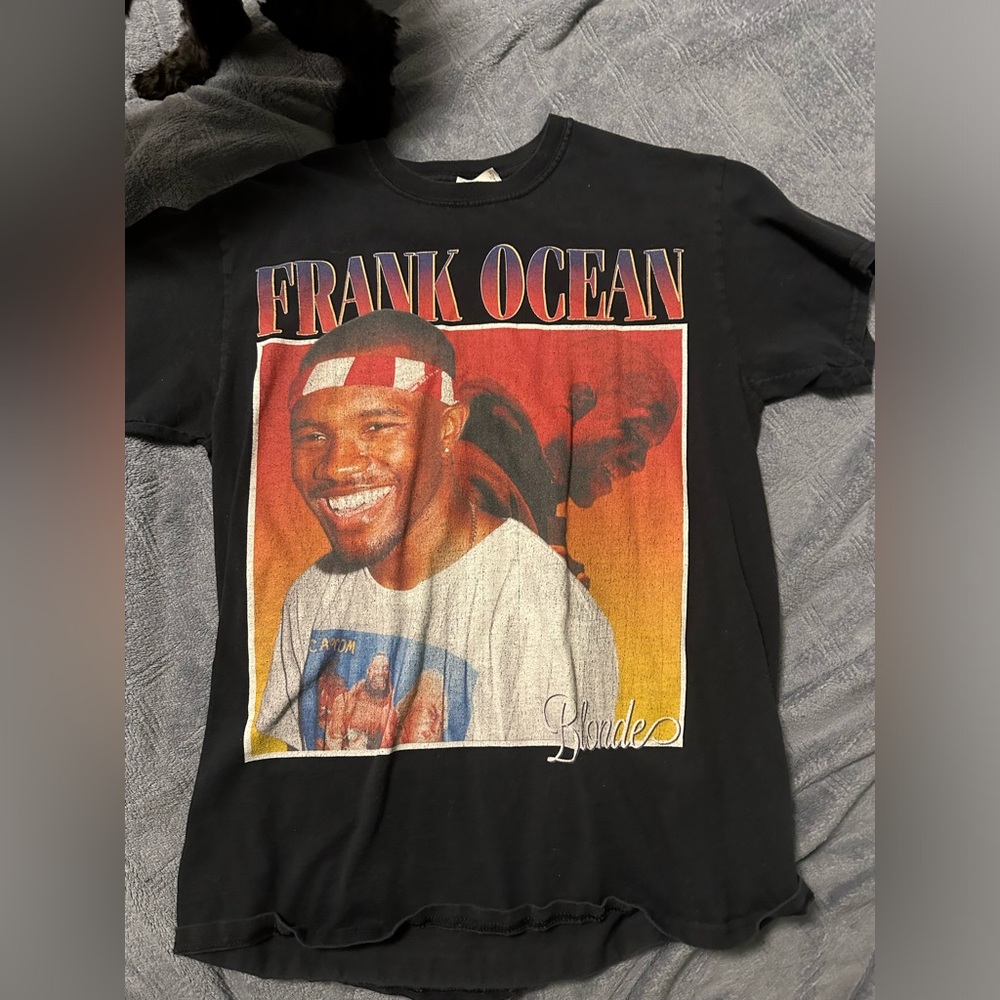 Custom Frank Ocean black t shirt